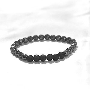 Essential Oils Bracelet, Expandable, Onyx